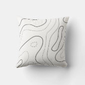 探索、ドリーム、飾:マップインフォードクッション クッション (裏面)