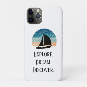 探索。夢。発見。旅行用携帯電話ケース iPhone 11 PROケース