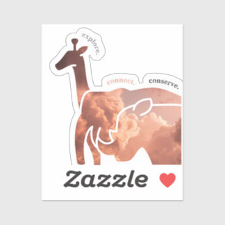 探索、接続、節約 シール