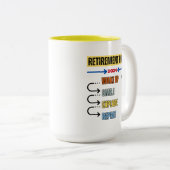 探索 – Retirement Plan 2024 Mug ツートーンマグカップ (正面右)