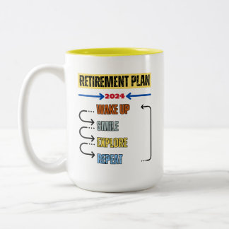 探索 – Retirement Plan 2024 Mug ツートーンマグカップ