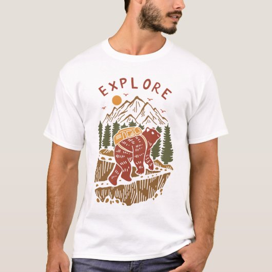 探索 Tシャツ (正面)