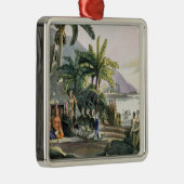 探険のパーティーおよび王Kamehameha I メタルオーナメント (右)