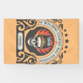 接カスタム退職した手凡例の名前を追加 横断幕 (横)