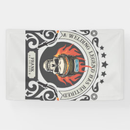 接カスタム退職した手凡例の名前を追加 横断幕