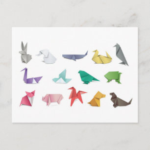 接写日本の用折り紙はがき ポストカード