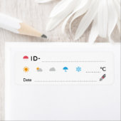 接写ID IDインドネシア天気予報ラベル ラベル (インサイチュ)