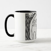 接合するヤギのタンブラー マグカップ (左)