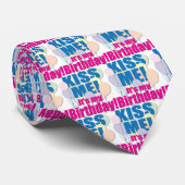 "接吻して下さい私に!" 誕生日のタイ ネクタイ (ロール)