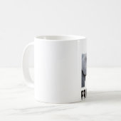 接吻する永久に友人象の/抱き締めること コーヒーマグカップ (正面左)