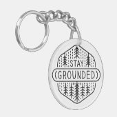 接地の慎重さを保つ接地 キーホルダー (正面左)
