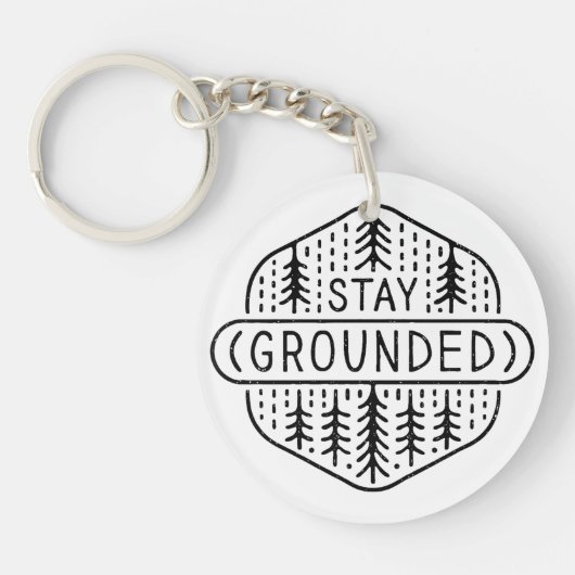 接地の慎重さを保つ接地 キーホルダー (正面)
