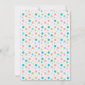 接地またはチュチュの性は招待状を明らかにします 招待状 (裏面)