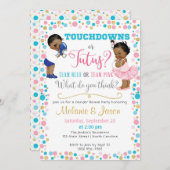 接地またはチュチュの性は招待状を明らかにします 招待状 (正面/裏面)