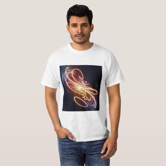 接地エネルギーに接続するシールシャツ Tシャツ (正面フル)