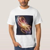 接地エネルギーに接続するシールシャツ Tシャツ (正面)