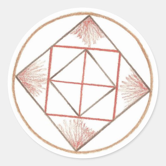 接地曼荼羅 ラウンドシール (正面)