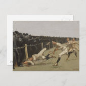 接地、エール対プリンストン、感謝祭日、 シーズンポストカード (正面/裏面)