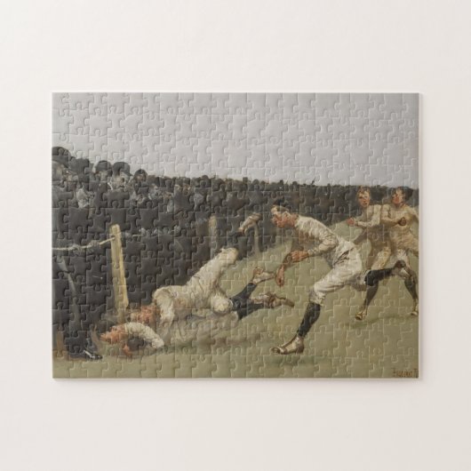 接地、エール対プリンストン、感謝祭日、 ジグソーパズル (横)