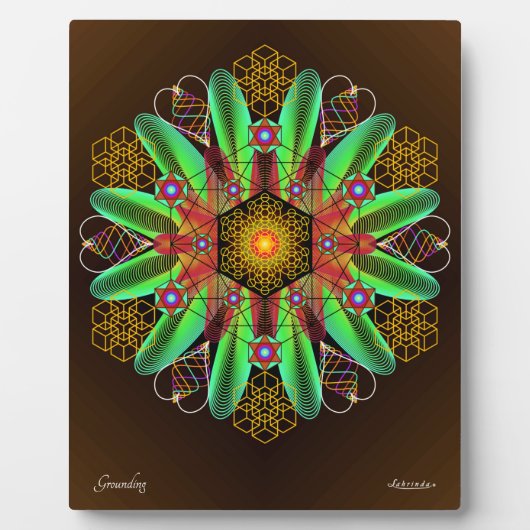 接地 フォトプラーク (正面)