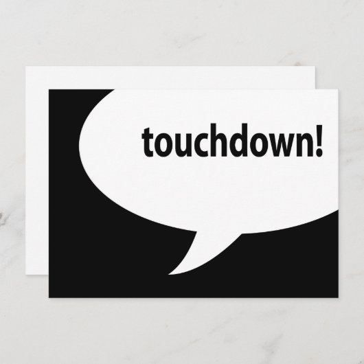 接地! 招待状 (正面/裏面)