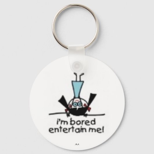 接待する キーホルダー (正面)