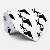 接戦のfreeclimberのクライマーの登山アイコン ネクタイ (ロール)