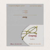 接眼レンズ 名刺 (外部フラット)