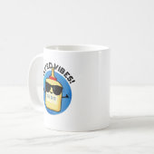 接着されたビブおもしろいスグループン コーヒーマグカップ (正面左)