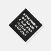 接着剤を使う人もいる スタンダードカクテルナプキン (角)