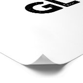 接着剤を張りおもしろい付ける ポスター (角)