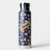 接着剤包帯の組み合わせパーソナライズされた ウォーターボトル (左面)