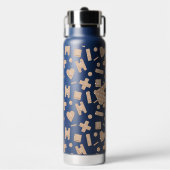 接着剤包帯の組み合わせパーソナライズされた ウォーターボトル (正面)