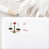 接着剤式はかりで測休日ギフトラベル ラベル (インサイチュ)