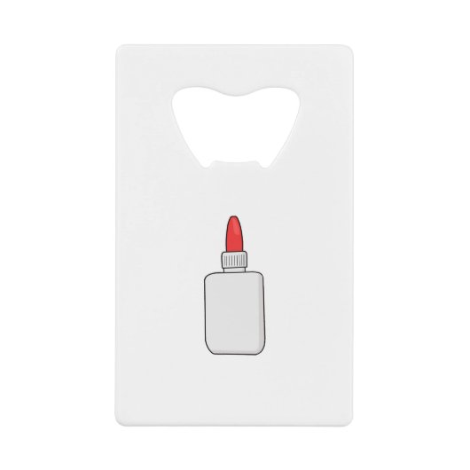 接着 クレジットカード栓抜き (正面)