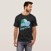 接種済みでクルーズ準備万端 プロ・ワクチン接種 Tシャツ (正面フル)