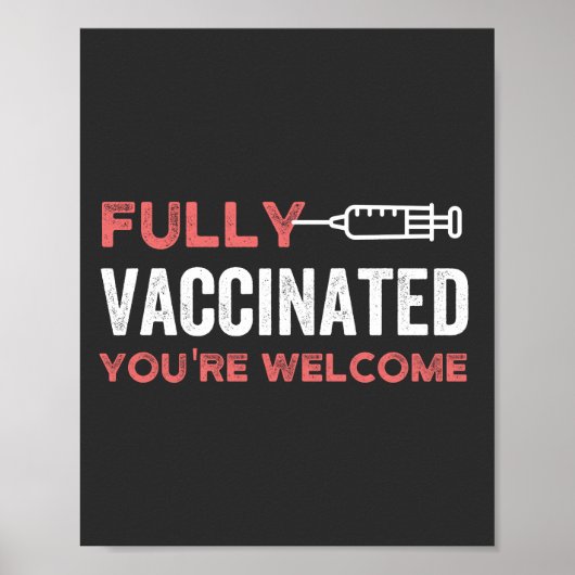 接種済み どういたしまして ポスター (正面)