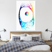 接続されたニューロン キャンバスプリント (インサイチュ (寝室))