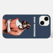 接続された2つのハート| Stay Togetherデザインケース Case-Mate iPhoneケース (裏面 (横))