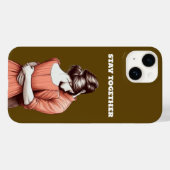 接続された2つのハート| Stay Togetherデザインケース Case-Mate iPhoneケース (裏面 (横))