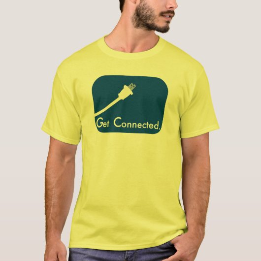 接続されて下さい。  電気 Tシャツ (正面)