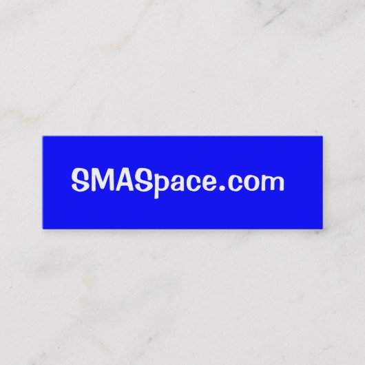 接続されますか。 スキニー名刺 (正面)