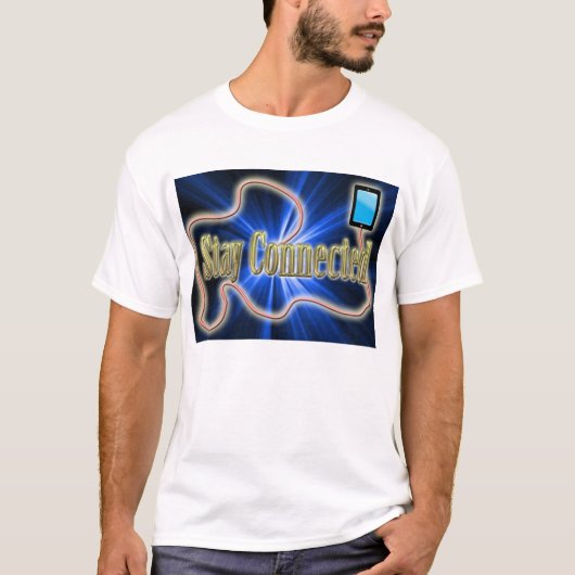 接続される滞在 Tシャツ (正面)