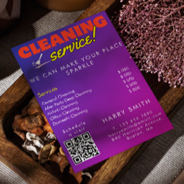 接続するクリーニングサービスのメイド価格スキャン 招待状