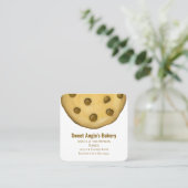 接続する | QRコードシンプルベーカリーCookie スクエア名刺 (スタンド正面)