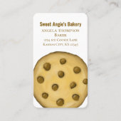 接続する | QRコードシンプルベーカリーCookie 名刺 (正面)