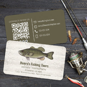 接続する   QRコードシンプル漁師魚釣り 名刺