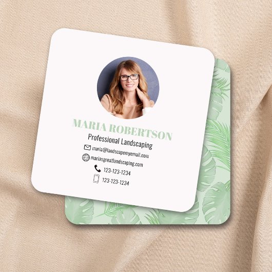 接続する | QRコードSNSの手のひら葉の スクエア名刺