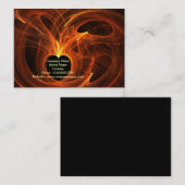 接続のハート 名刺 (正面/裏面)