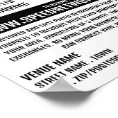 接続までの時間、ネットワークの高速化イベント広告 ポスター (角)